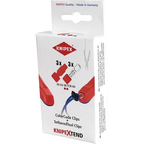 カラーコード・テザーツールクリップセット レッド