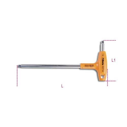 1/4DR T型ハンドルグリップ部差込付