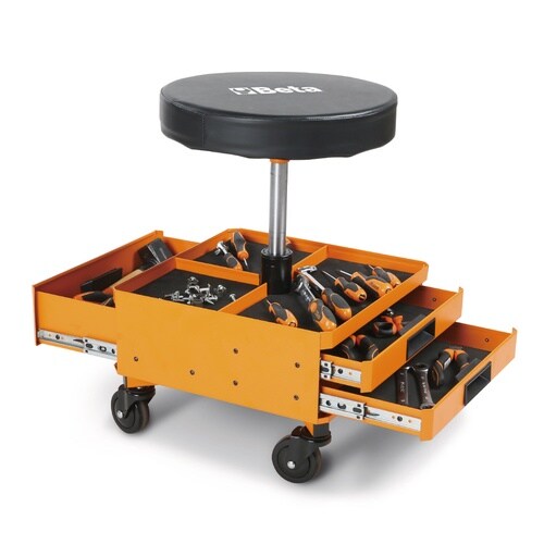 作業用 チェア 工具収納付