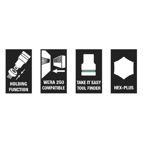 六角ビットソケットセット5個入り 差込角1/4DR