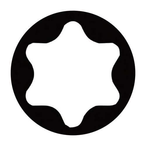 差込角1/4DR トルクスビットソケット TX9