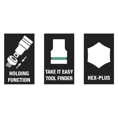 差込角1/4DR 六角ビットソケット 3/16