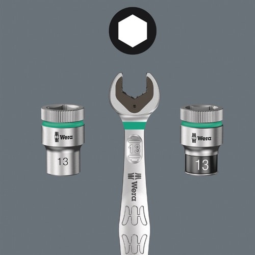 差込角1/4DR ソケット 六角8mm 23mm