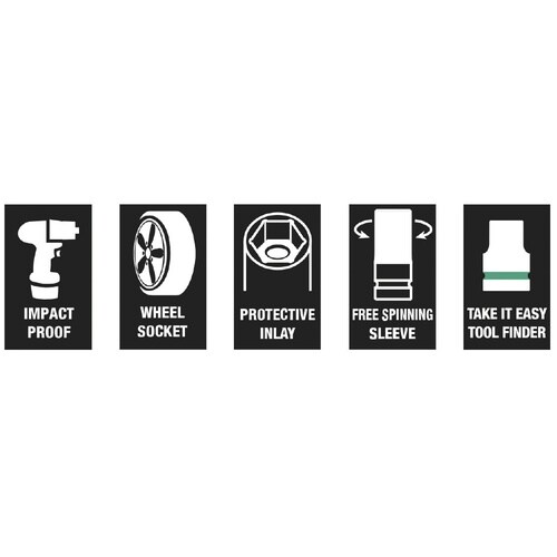 1/2SQ インパクトソケット 六角21mm