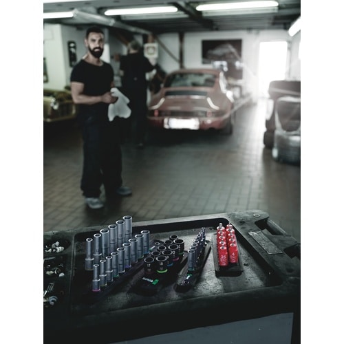 9点組 1/4SQ ディープソケットレンチセット