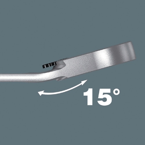 8点組 コンビレンチセット角度付きラチェットヘッド