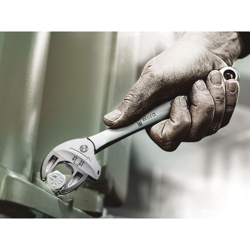 ラチェット式クイックスパナ 口幅16−19mm