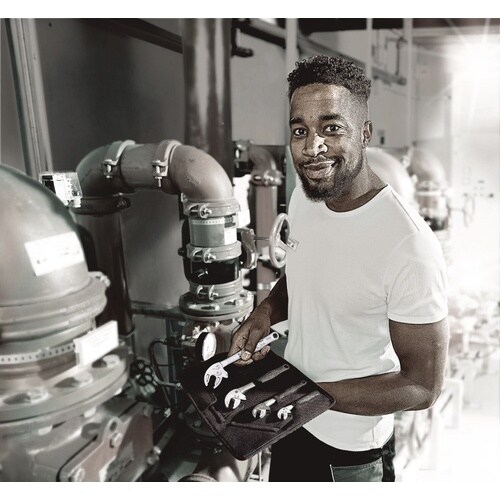 4本組 モンキーレンチセット ラチェット式