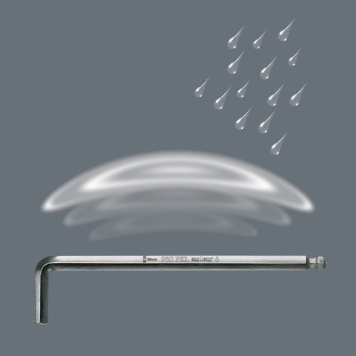 9本組 ボール六角プラス L型キーレンチセット