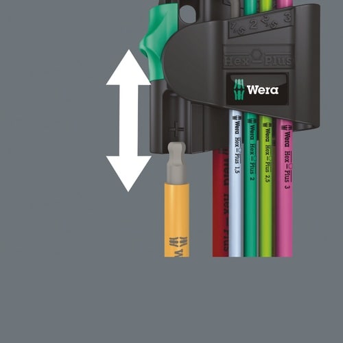 ボール六角L型レンチセット 1.5ー6.0mm