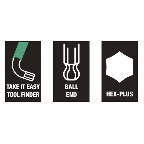 ボール六角L型レンチ 対辺2.5mm全長112mm