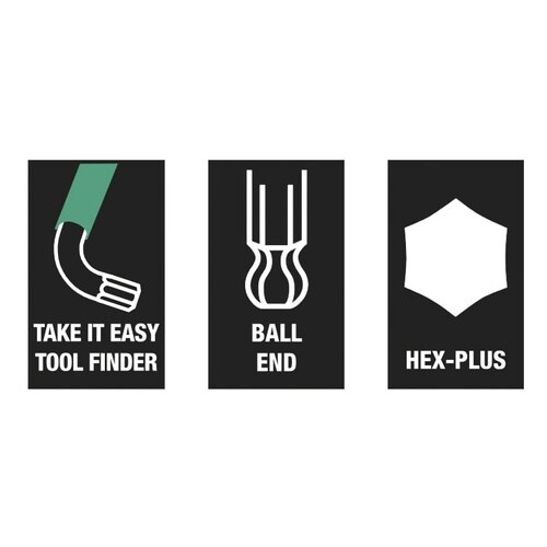 ステンレス ボール六角L型レンチ サイズ1/8