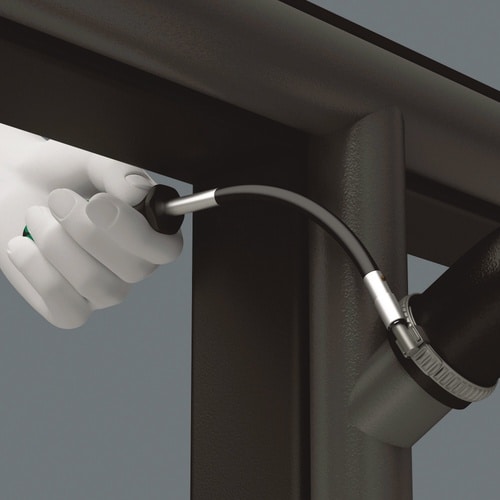 フレキシブルナットドライバー7mm 軸長167mm