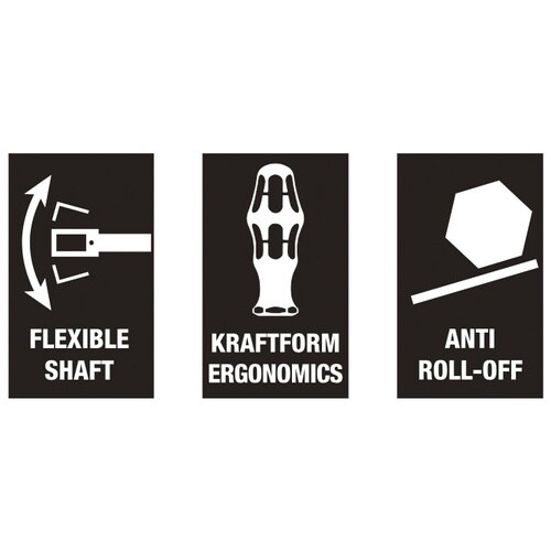 フレキシブルドライバーハンドル差込角6.35mm