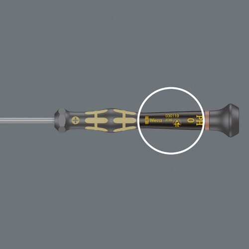 ESD精密プラスドライバー PH1 軸長80mm