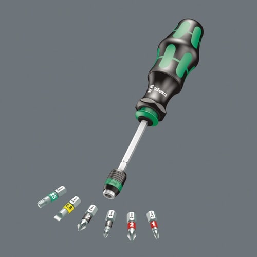 7点 ドライバービットセット ハンドル付き