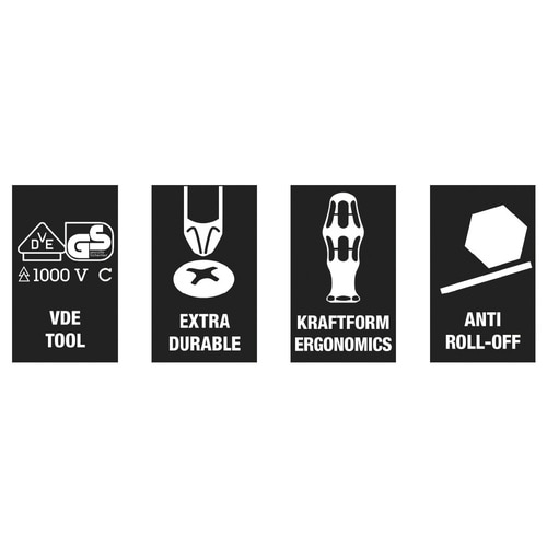 絶縁プラスドライバー VDE PH2 軸長80mm