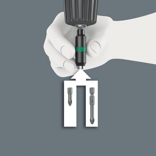 差込1/4Hex ビットホルダー 全長75mm