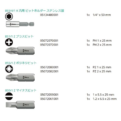 7点組 ビットチェック ビットセット
