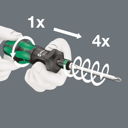 差替式ドライバーハンドル 1/4HEX