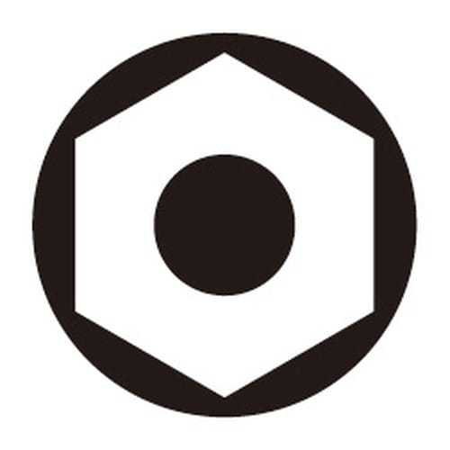 ロング いじり止め付き六角ビット サイズHEX2