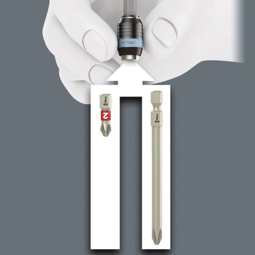 差込6.35mm ドライバービット・ハンドルセット