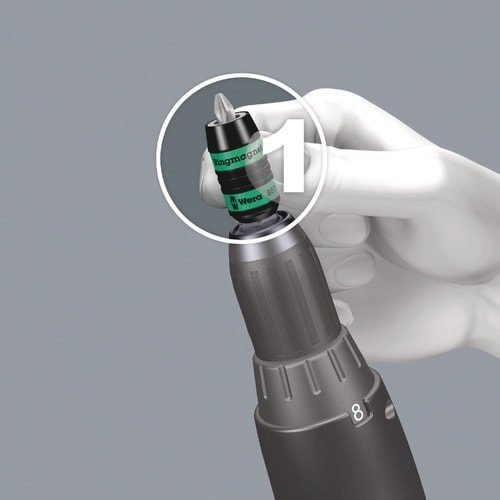 マグネット付 クイックビットホルダー 差込6.35