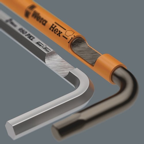 9本組 レインボー ボール六角L型六角棒レンチ