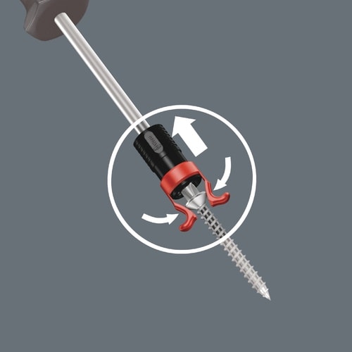 保持機能付アタッチメント ドライバー用ねじホルダー