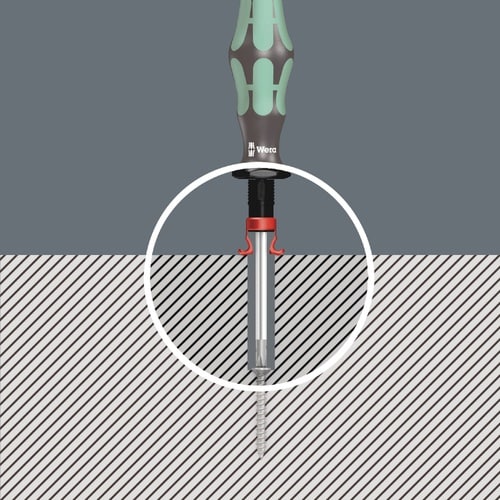 保持機能付アタッチメント ドライバー用ねじホルダー