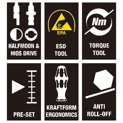 ESDプリセットトルクドライバー 0.1−0.34
