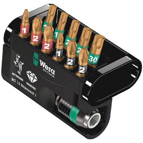 12点組 ダイヤモンドドライバービットセット