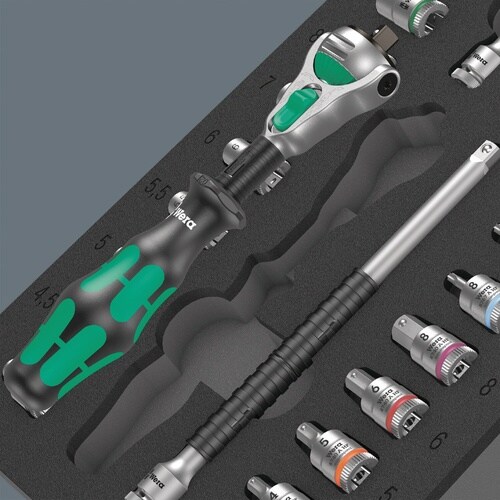 1/4DRラチェットレンチソケットビットセット