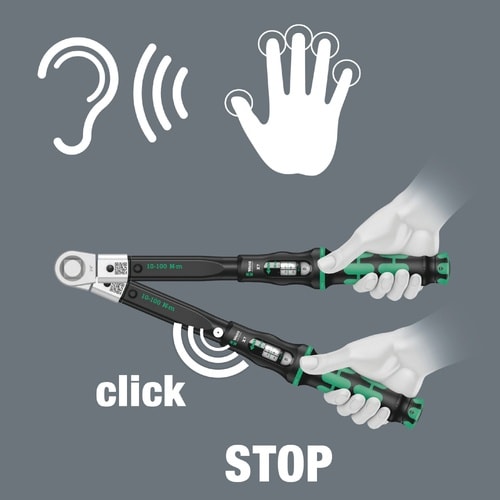 差込14×18 クリックトルクレンチ 10−100