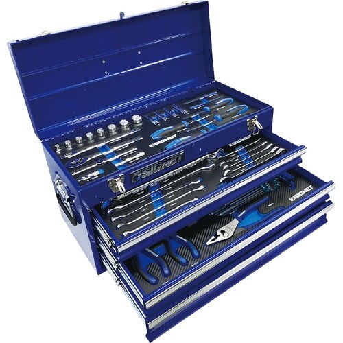 85点 3/8DR 3段ツールセット ブルー