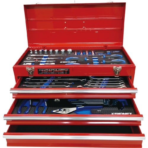 85点 3/8DR 3段ツールセット レッド