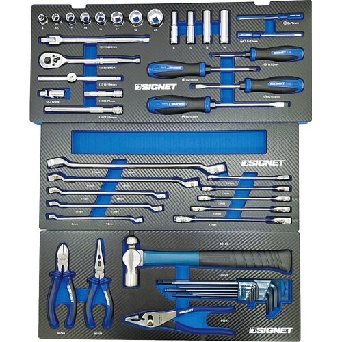 85点 3/8DR 3段ツールセット レッド