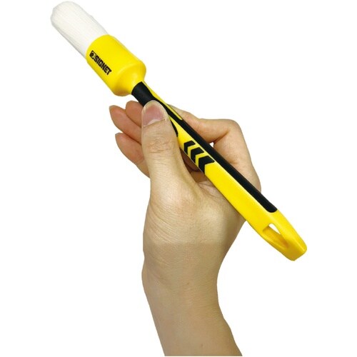 硬毛ホワイトPET洗車ブラシ ペン型 Lサイズ