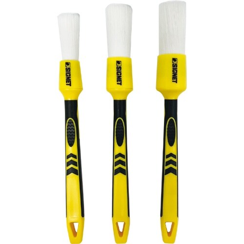 硬毛ホワイトPET洗車ブラシ ペン型 Lサイズ