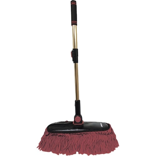 大型車対応 洗車用モップ 回転ヘッド付 伸縮