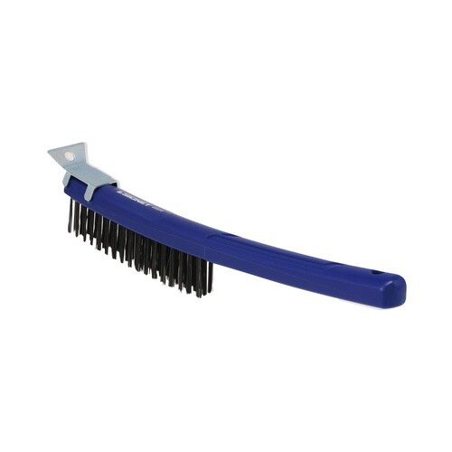 小型スクレーパー付 スチールワイヤーブラシ