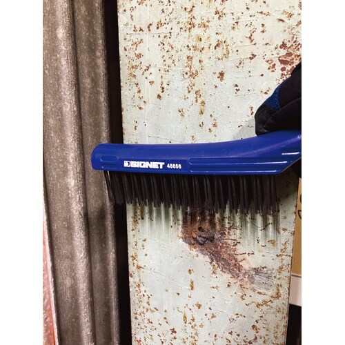 スチールワイヤーブラシ 全長260mm