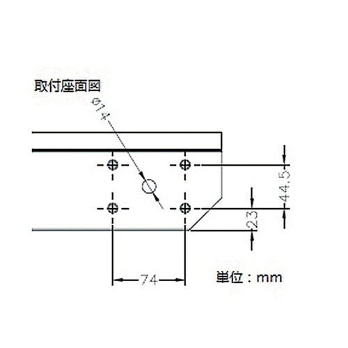 1個 固定キャスター キャビネット