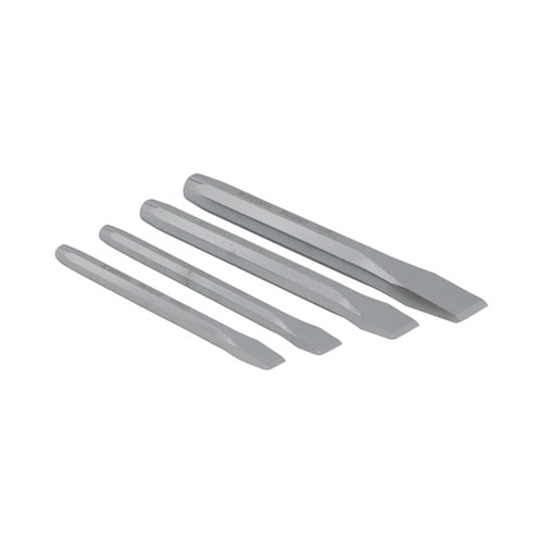 4本 チゼルセット八角胴タイプ ミラーメッキ