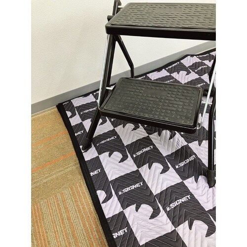 スクラッチガード 養生マット ブラック/グレー