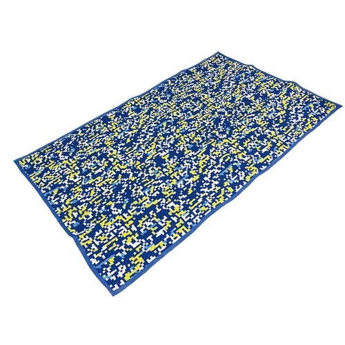 スクラッチガード 養生マット デジカモブルー