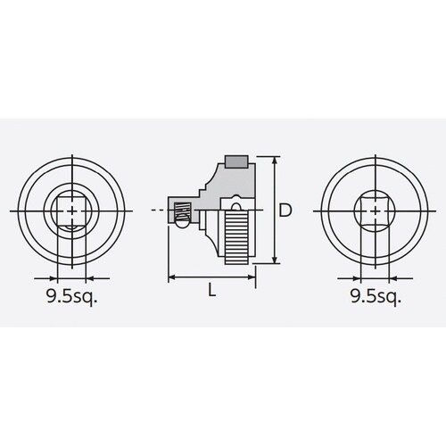 9.5SQ コンパクトクイックスピンナ