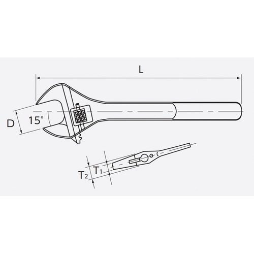 モンキレンチ250mm