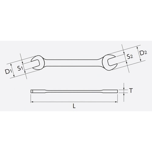 両口スパナ12×14mm