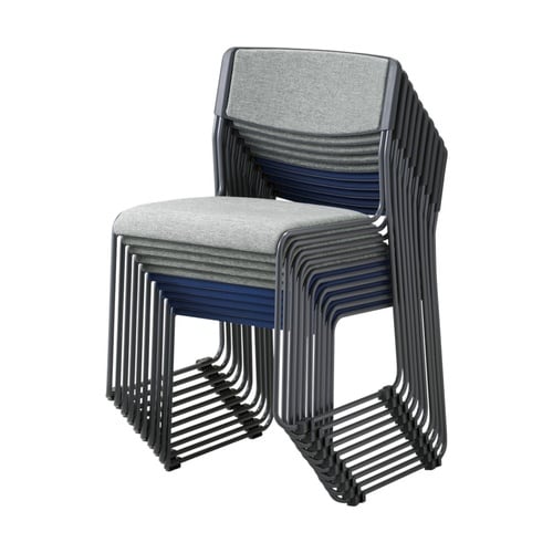 ループスタッキングチェア グレー・5脚セット